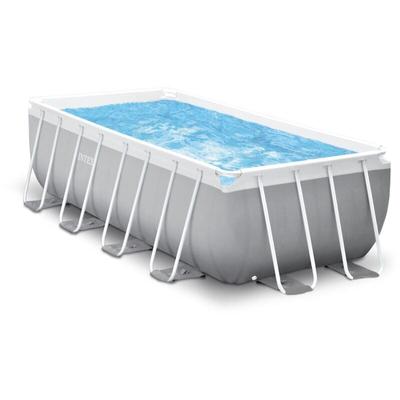 Intex - Frame Pool 400 x 200 x 122 cm Komplettset Rechteckpool mit Zubehör Image