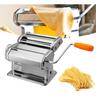 Macchina per la pasta macchina pasta Pasta maker 9 diversi tipi di pasta Inox Manuale - Argenteo