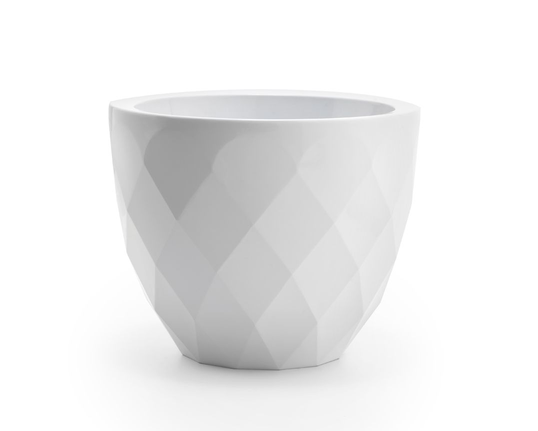 Vondom »VASO« Nano Outdoor Pflanzengefäß 14x12 cm / White / Lackiert Hochglanz Image