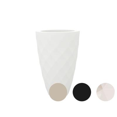 Vondom »VASO« Planter Outdoor Pflanzengefäß 18x36 cm / White / Basic Matt