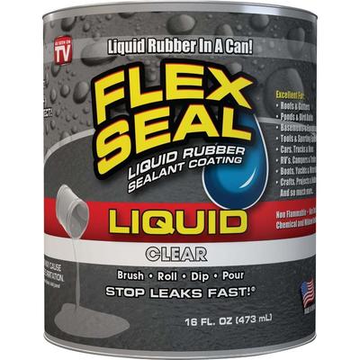 FLEX SEAL 1 Pt. Liquid Rubber Sealant, Clear - 1 Each