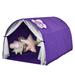 Costway Kids Bed Tent Play Tent Portable Playhouse Twin Sleeping - See details