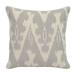 Kosas Home Fay 100% Linen 22" Throw Pillow, Gray