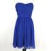 J. Crew Dresses | J Crew Silk Strapless Dress | Color: Blue | Size: 4p