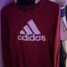 Adidas Tops | Adidas Long Sleeve Shirt | Color: Red | Size: M