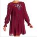 Free People Dresses | Free People Moya Embroidered Mini Dress | Color: Pink/Red | Size: Xs