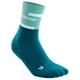 CEP - Women's The Run Socks Mid Cut - Laufsocken III | EU 37-40 blau/türkis