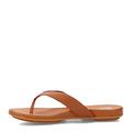 Fitflop Women's Gracie Leather FLIP-Flops Flat Sandal, Light Tan, 3 UK