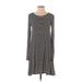 Old Navy Casual Dress - A-Line: Black Print Dresses - Women's Size X-Small