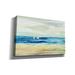 Longshore Tides 'Sand & Sea' By Silvia Vassileva, Canvas Wall Art, 40"X26" Metal in Blue | 26 H x 40 W x 1.5 D in | Wayfair
