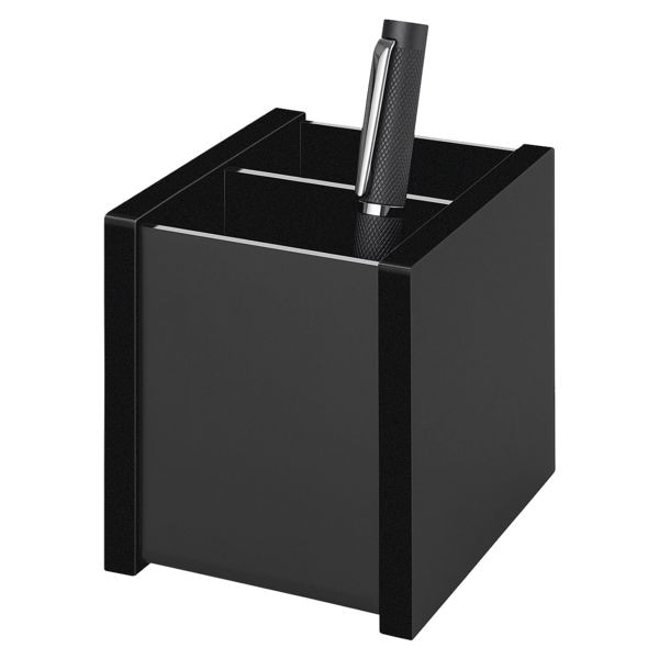 Wedo Stiftehalter »Black Office« 2 Fächer schwarz, 8.3x9.6x10 cm Image
