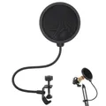 Microphone de Studio à Double couche filtre anti-Pop protection anti-vent Flexible accessoires