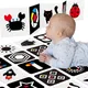 Carte Éducative Montessori pour Bébé Noir et Blanc Carte Flash pour Enfants Livre Sensoriel