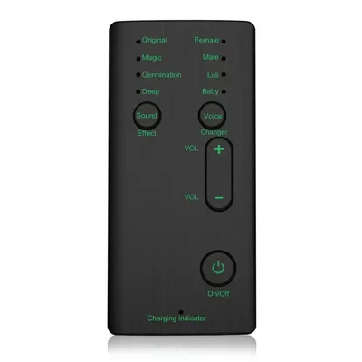 Mini modulateur de proxy vocal portable avec voix réglable outil de micro de carte son d'ordinateur