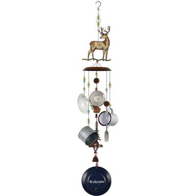 Sunset Vista Designs 074746 - Deer Chime (14758) Lawn and Garden Wind Chimes