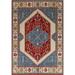 Vegetable Dye Kazak Oriental Area Rug Hand-knotted Wool Carpet - 8'1" x 10'1"