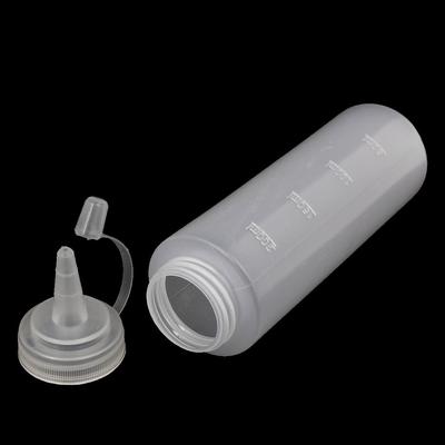 200ml 8oz Kitchen Clear Plastic Squeeze Bottles Condiment Oil Salt