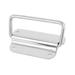 Toolbox Stainless Steel 90-Degree Puller Chest Handle 3" Length 2pcs - Silver Tone