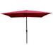 6 x 9FT Patio Waterproof Umbrella with Crank and Push Button Tilt
