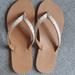 American Eagle Outfitters Shoes | American Eagle Sandals | Color: Tan/White | Size: 7