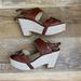 Michael Kors Shoes | Michael Kors Brown Leather Wedges | Color: Brown | Size: 8