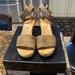 J. Crew Shoes | J.Crew Calfhair Espadrille Wedge Sandals | Color: Black/Tan | Size: 9