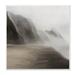 Stupell Industries Serene Mountain Landscape Foggy Abstract Clouds Oversized Design House LLC Canvas in Brown | 12 H x 12 W x 1.5 D in | Wayfair