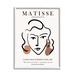 Stupell Industries Curves Not Crazy Matisse Exhibition Woman Face Lines Wood in Brown | 0.5 D in | Wayfair am-161_wfr_24x30