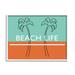 Stupell Industries Bold Beach Life Text Tropical Palm Tree Outline Wall Plaque Art By Judson Lee Wood in Brown | 11 H x 14 W x 1.5 D in | Wayfair