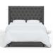 Charlton Home® Sancerre Bed Upholstered/Metal in Black | 56 H x 80 W x 85 D in | Wayfair 0D1E8E3E7233448E856864942884227E