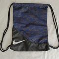 Nike Bags | Nike Camo Drawstring Backpack Unisex | Color: Blue/Gray | Size: Os