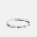 Coach Jewelry | Coach Kissing C Hinged Bangle | Color: Silver | Size: Os