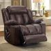 Latitude Run® Large Power Lift Recliner Chair w/ Massage & Heat for Elderly Faux Leather/Stain Resistant in Brown | Wayfair