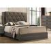 Red Barrel Studio® Eireenaci Tufted Bed Wood & Upholstered/ in Gray | 58 H in | Wayfair 8DB57418B3DA43C587D06F006DB37DA1
