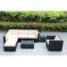Latitude Run® 6 - Person Wicker Seating Group w/ Cushions - No Assembly Synthetic Wicker/All - Weather Wicker/Wicker/Rattan in Black | Outdoor Furniture | Wayfair