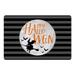 18 x 27 x 1 in Kitchen Mat - The Holiday Aisle® Daffie Happy Halloween Witch Moon Kitchen Mat Synthetics | 18 H x 27 W x 1 D in | Wayfair