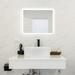 Orren Ellis LED Lighted Makeup/Bathroom Mirror Metal | 32 H x 24 W x 1.18 D in | Wayfair 546DD9882C0948B0934BCA85FB07DB47