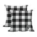 Chicago White Sox 2-Pack Buffalo Check Plaid Outdoor Pillow Set