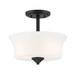 Designers Fountain Bronson 12 Inch 2 Light Semi Flush Mount - D278M-SF-MB