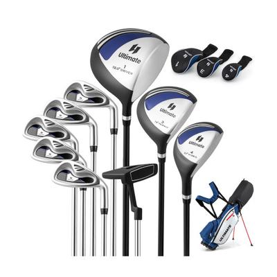 Costway Men’s Profile Complete Golf Club Package Set Includes 10 Pieces-Blue