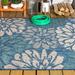 JONATHAN Y Marvao Modern Floral Textured Weave Indoor/Outdoor Area Rug