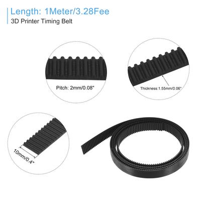 Timing Belt Opening Fit Synchronous Pulley Wheel for 3D Printer