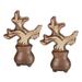 2pcs Ceramic Tree Branch #B Artificial Trunk Succulent Flowerpot Micro Landscape - Brown