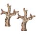 2pcs Ceramic Tree Branch #6 Artificial Trunk Succulent Flowerpot Micro Landscape - Brown