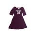 Old Navy Dress - A-Line: Burgundy Solid Skirts & Dresses - Kids Girl's Size Small