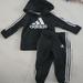 Adidas Matching Sets | Adidas Set 12m | Color: Black/Gray | Size: 12mb