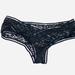 Victoria's Secret Intimates & Sleepwear | Crochet Lace Cheeky Panty Xs Dream Angels Bikini | Color: Black/Blue | Size: Xs