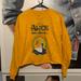 Disney Tops | Disney Alice In Wonderland Cropped Graphic Long Sleeve Tee Size Medium | Color: Yellow | Size: M