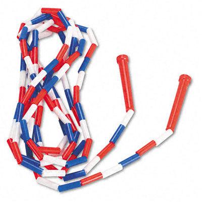 Champion Sport PR16 16-ft. Segmented Plastic Jump Rope - Red/Blue/White