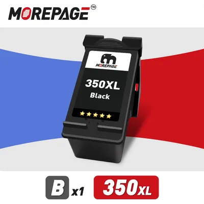 MorePage-Cartouches d'encre rechargeables pour HP 350XL 351XL 350 351 350 Cartrisdge Deskjet